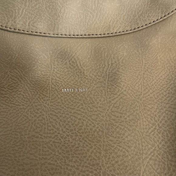 Matt & Nat Taupe Glance Dwell   Hobo Shoulder Bag/Crossbody Adjustable Straps - Picture 6 of 17